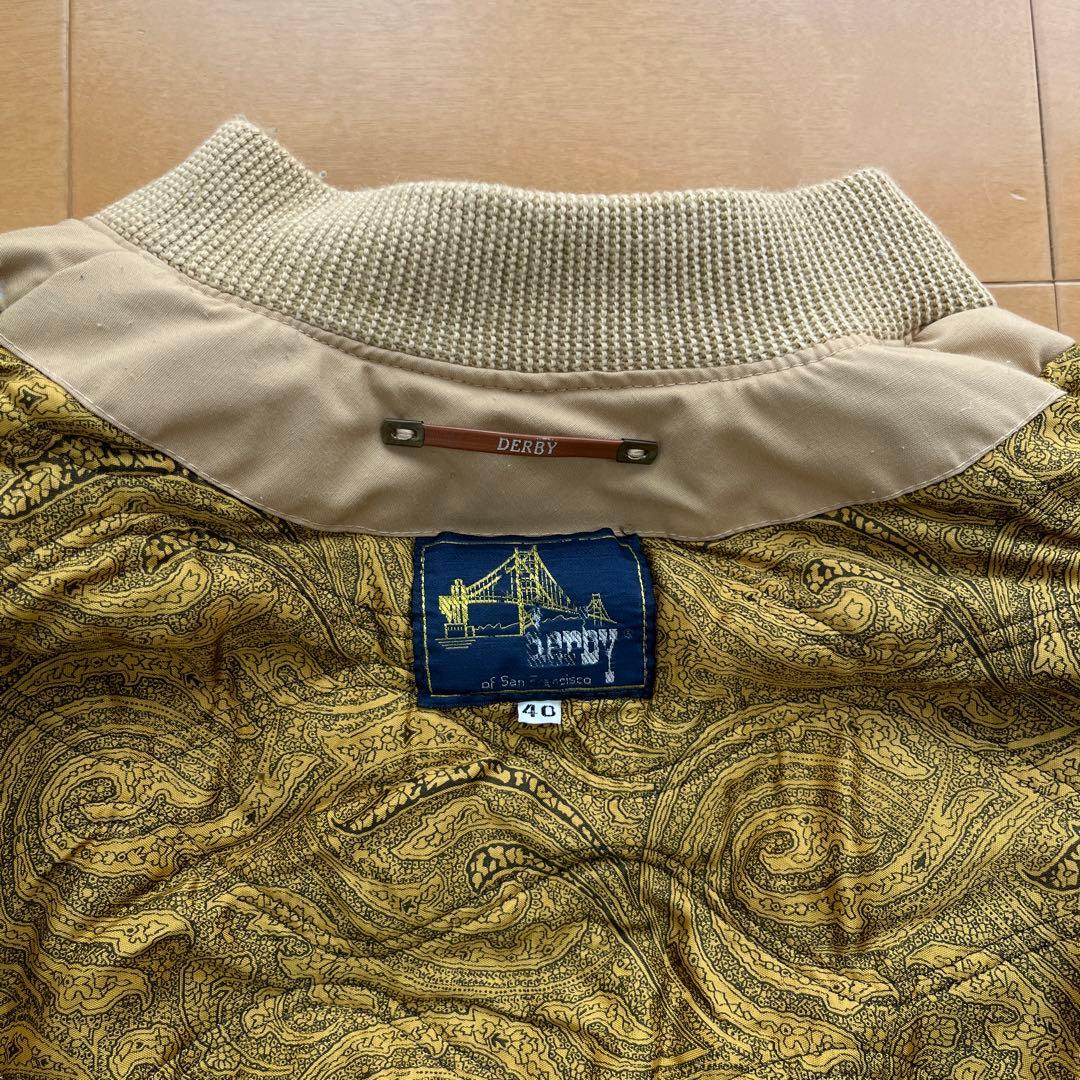 70's ダービーオブサンフランシスコ 40 オリジナル ダービージャケット
