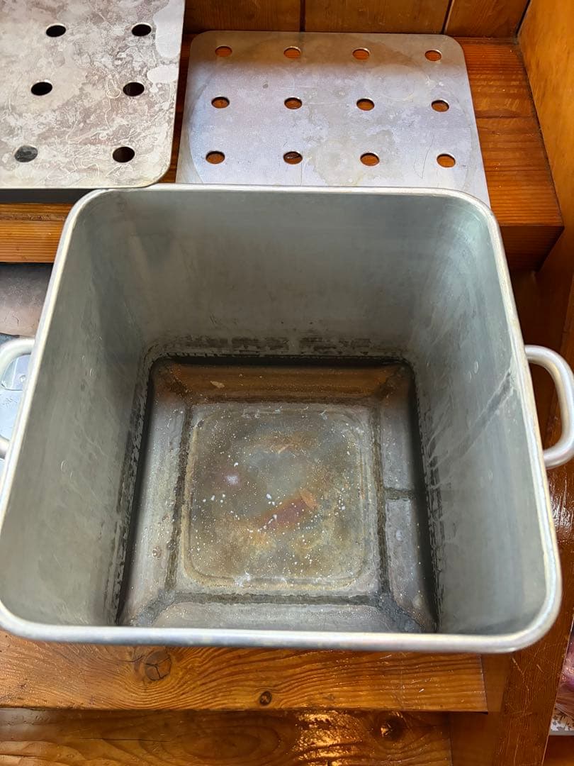 アルミ製四角容器 蓋付き