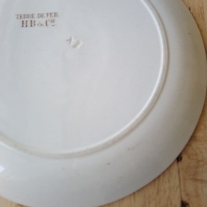 フランスアンティーク　希少ショワジールロワ　デザート皿