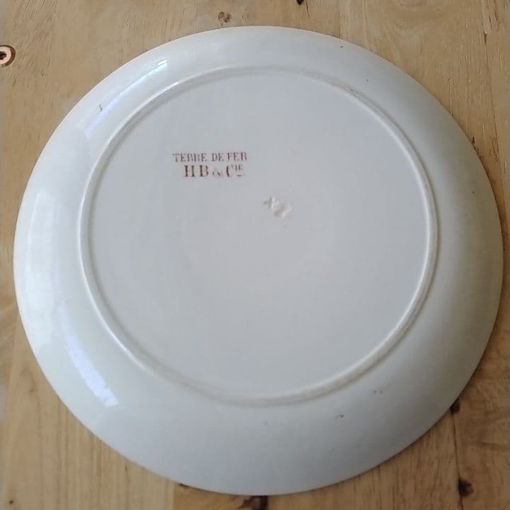 フランスアンティーク　希少ショワジールロワ　デザート皿