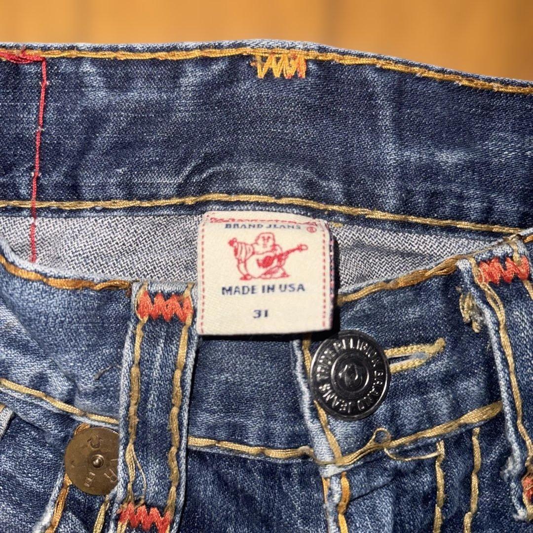 希少 Ture Religion デニム JOEY SUPER T 太ステッチ