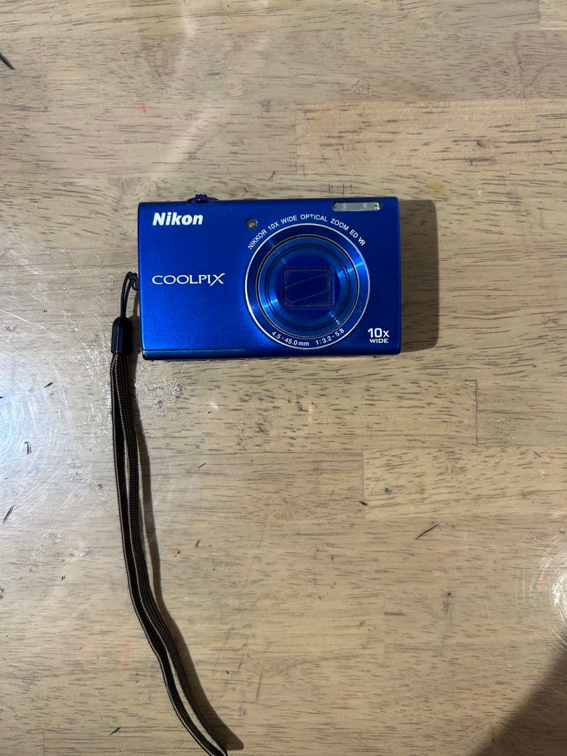 【Nikon】COOLPIX S6200 青 10倍光学ズーム デジカメ
