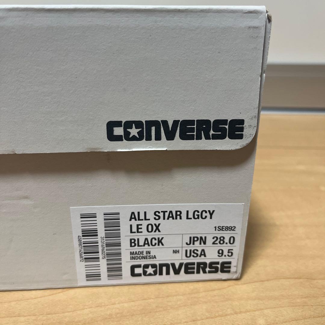 靴 CONVERSE ALL STAR LGCY LE OX BLACK