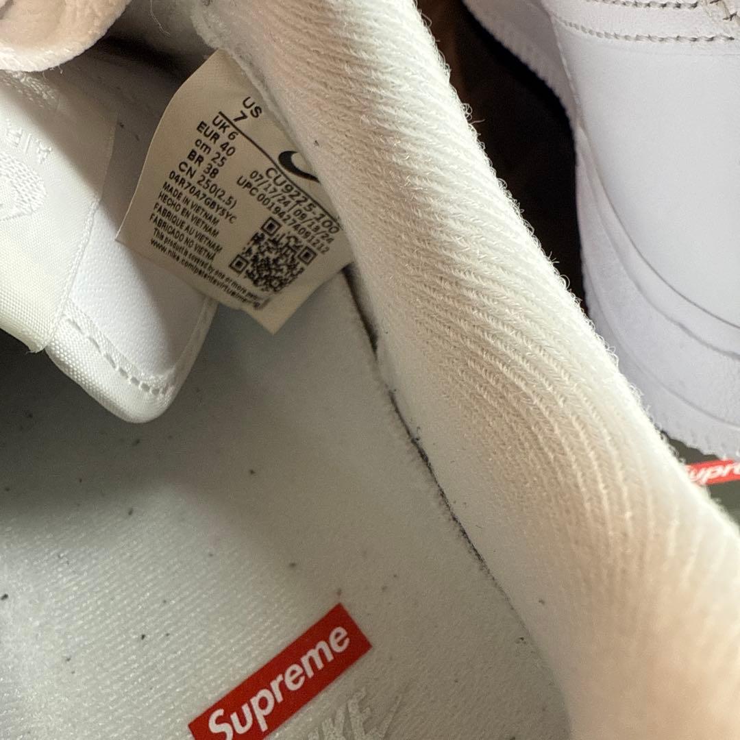 Nike Air Force 1 Supreme ホワイト シュプリーム 25