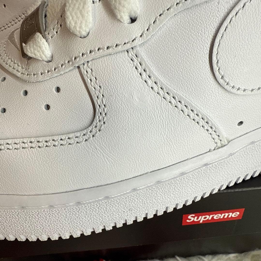 Nike Air Force 1 Supreme ホワイト シュプリーム 25