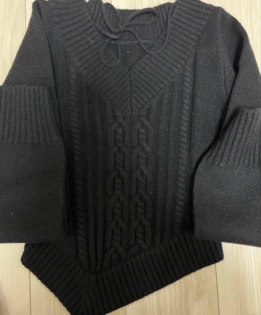 トップス yilon CABLE RIBBON KNIT