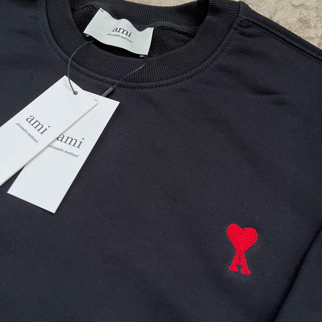新品アミパリスamiスウェット トレーナーMサイズ　黒ブラック