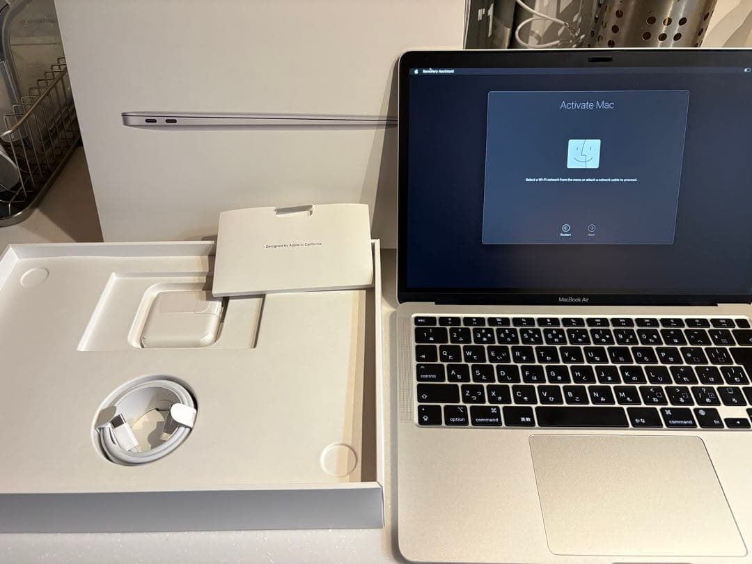 M1 MacBook Air_本体_シルバー_メモリ16GB_SSD1TB