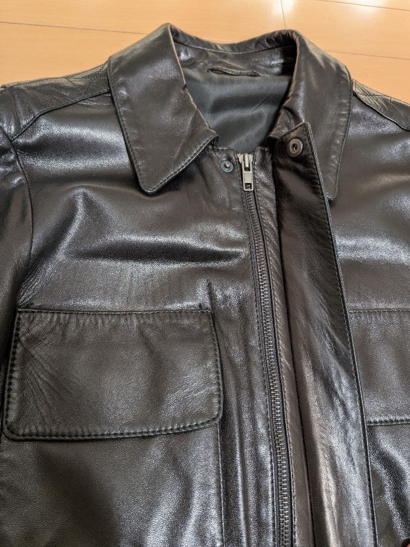 マルタンマルジェラ　ラムレザーA2フライトジャケット　4ポケットレザージャケット