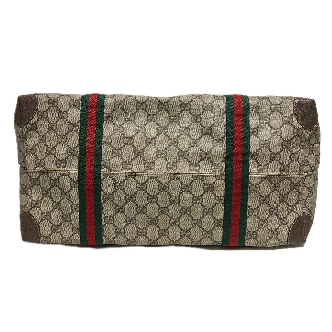 大容量 GUCCI GGスプリーム 旅行 トートバッグ ベージュ グッチ B70