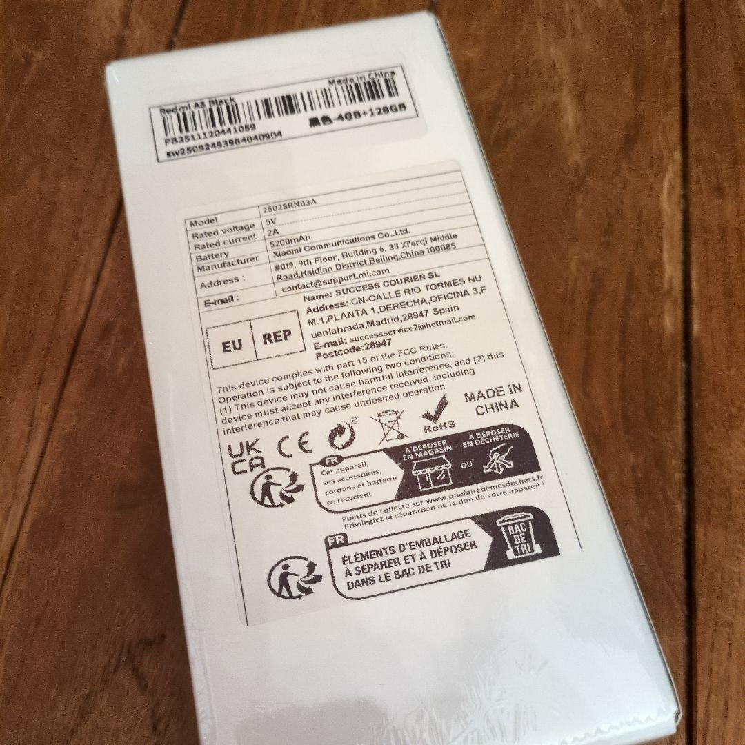 お値下不可！Xiaomi Redmi A5 4GB+128GB ブラック