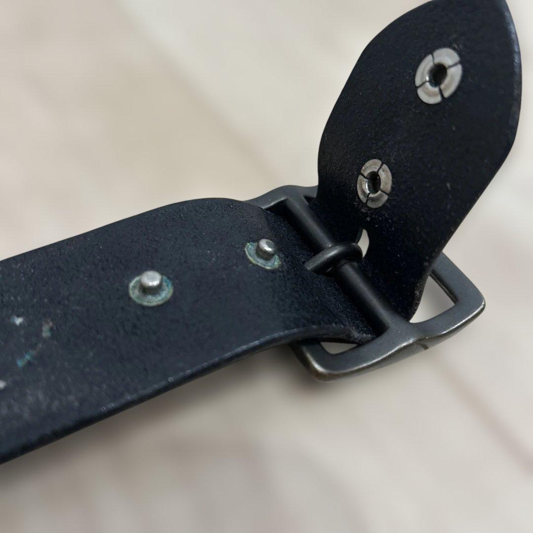 ダークブラウン 装飾ベルト