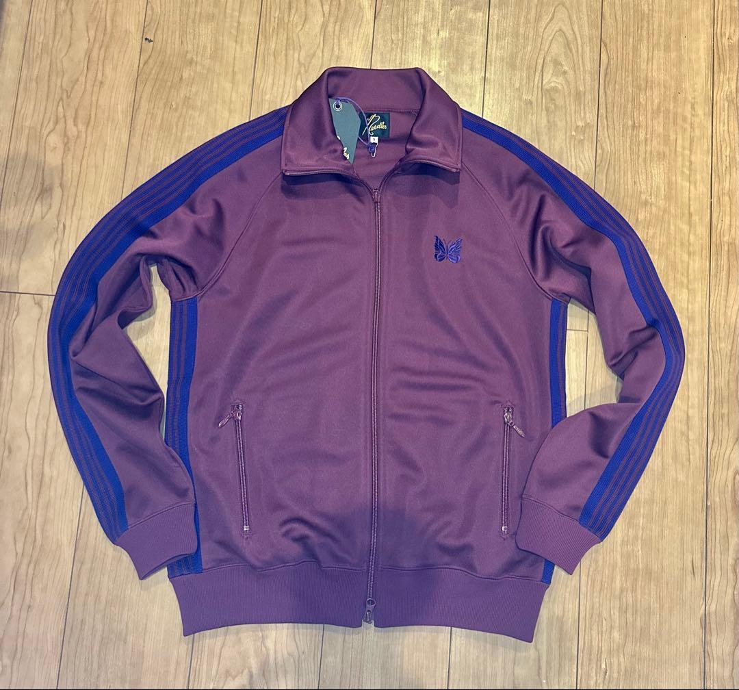新品未使用 Nebdlles Track Jacket.Poly Wine-S