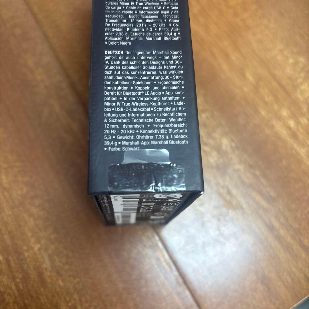 Marshall ワイヤレスイヤホン　minor4 ブラック