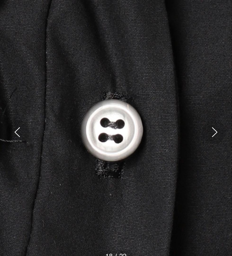 CITYSHOP FRONT RIBBON ブラウス ブラック