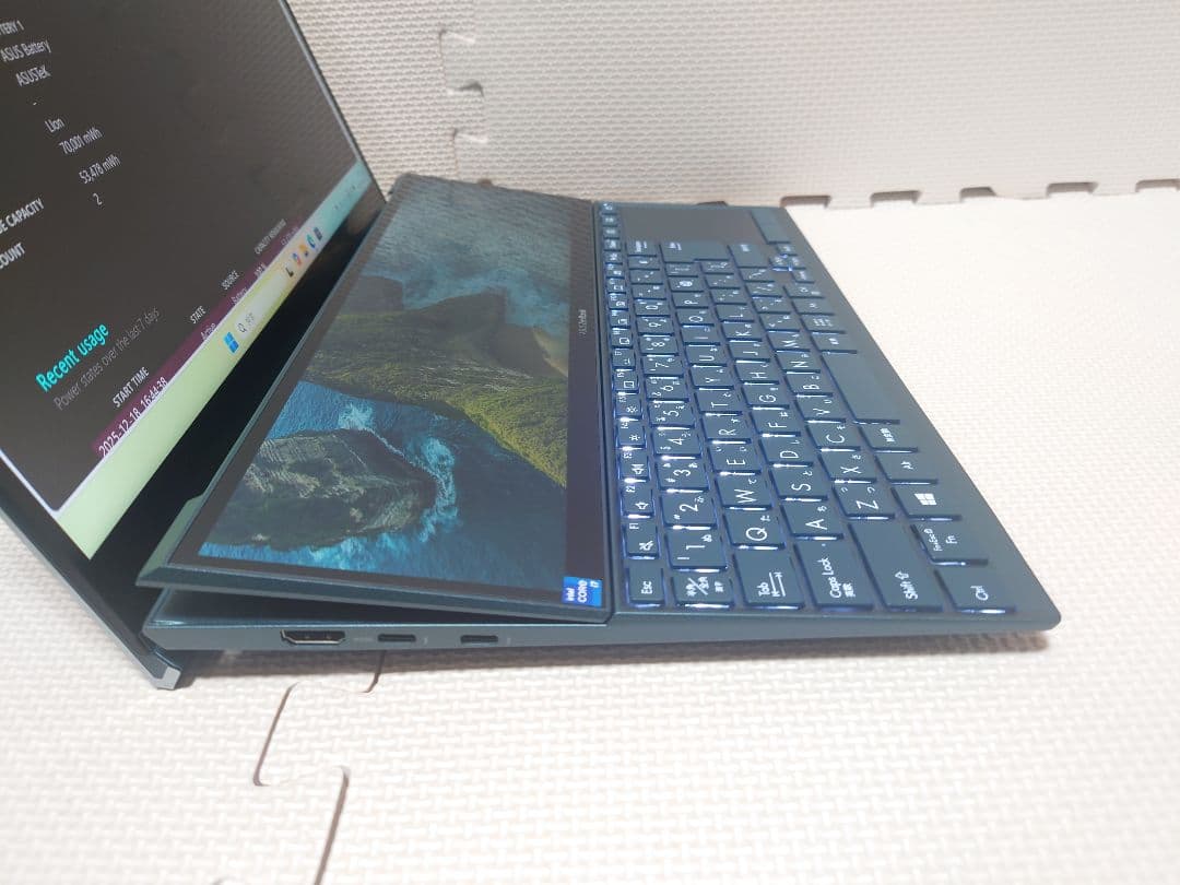 ASUS Zenbook DUO/i7/16・1TB/GPU/2画面タッチパネル