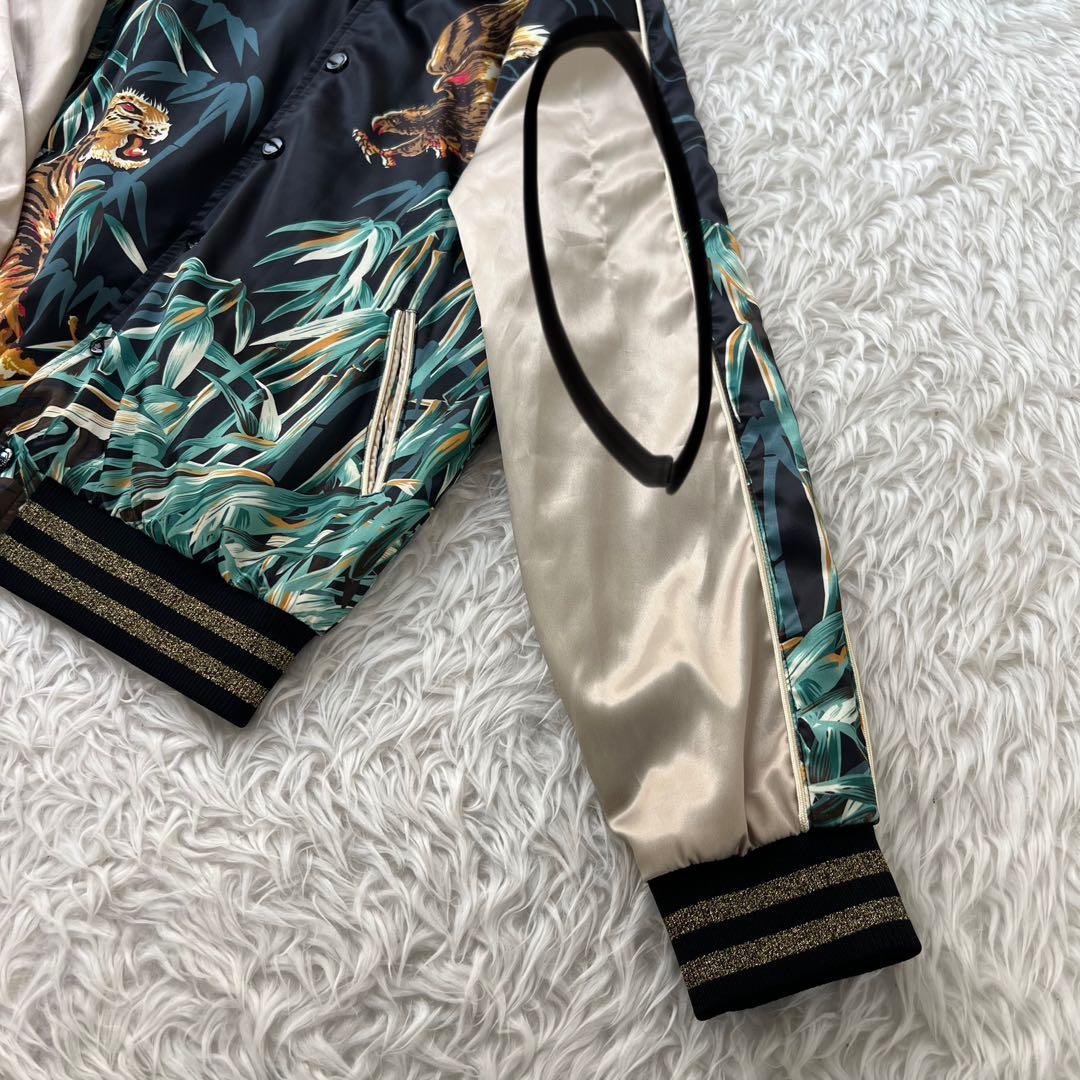 【並行輸入】サンローランパリ メンズ 16SS 鷹虎 イーグルタイガースカジャン