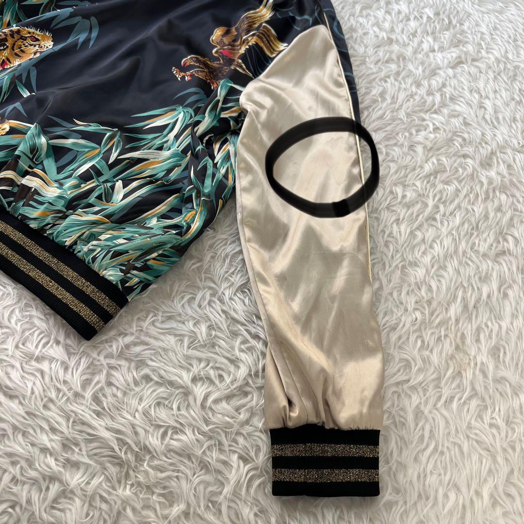 【並行輸入】サンローランパリ メンズ 16SS 鷹虎 イーグルタイガースカジャン