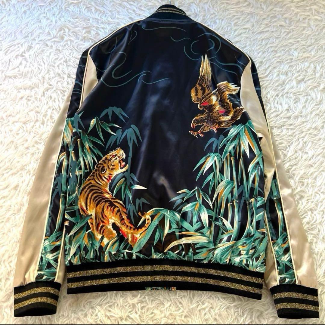 【並行輸入】サンローランパリ メンズ 16SS 鷹虎 イーグルタイガースカジャン