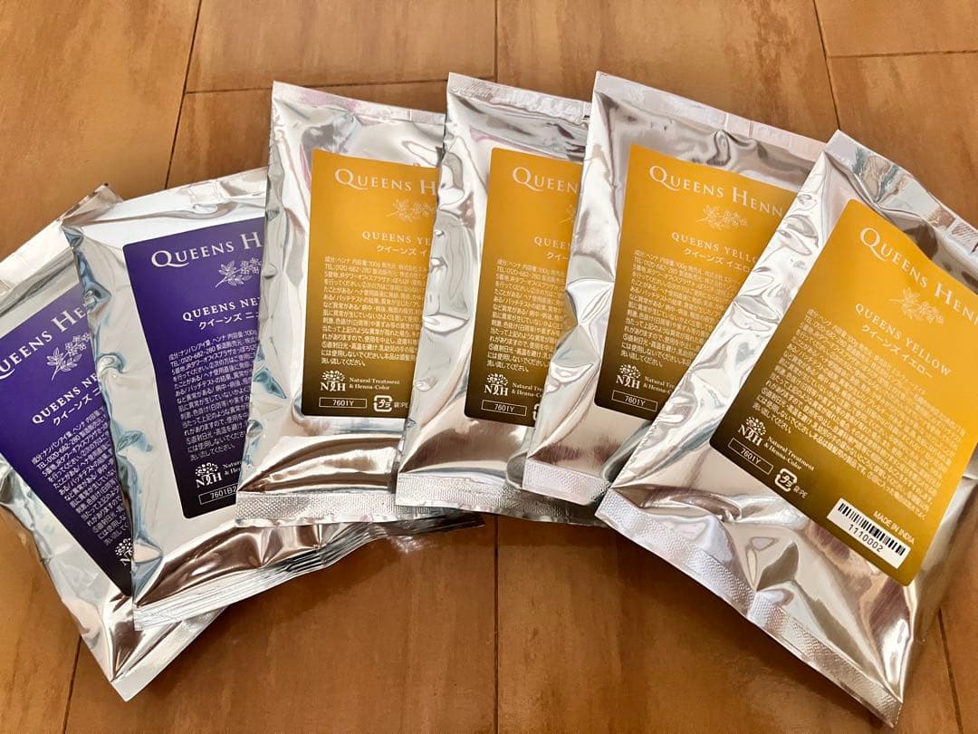 クイーンズヘナ 6パックセット