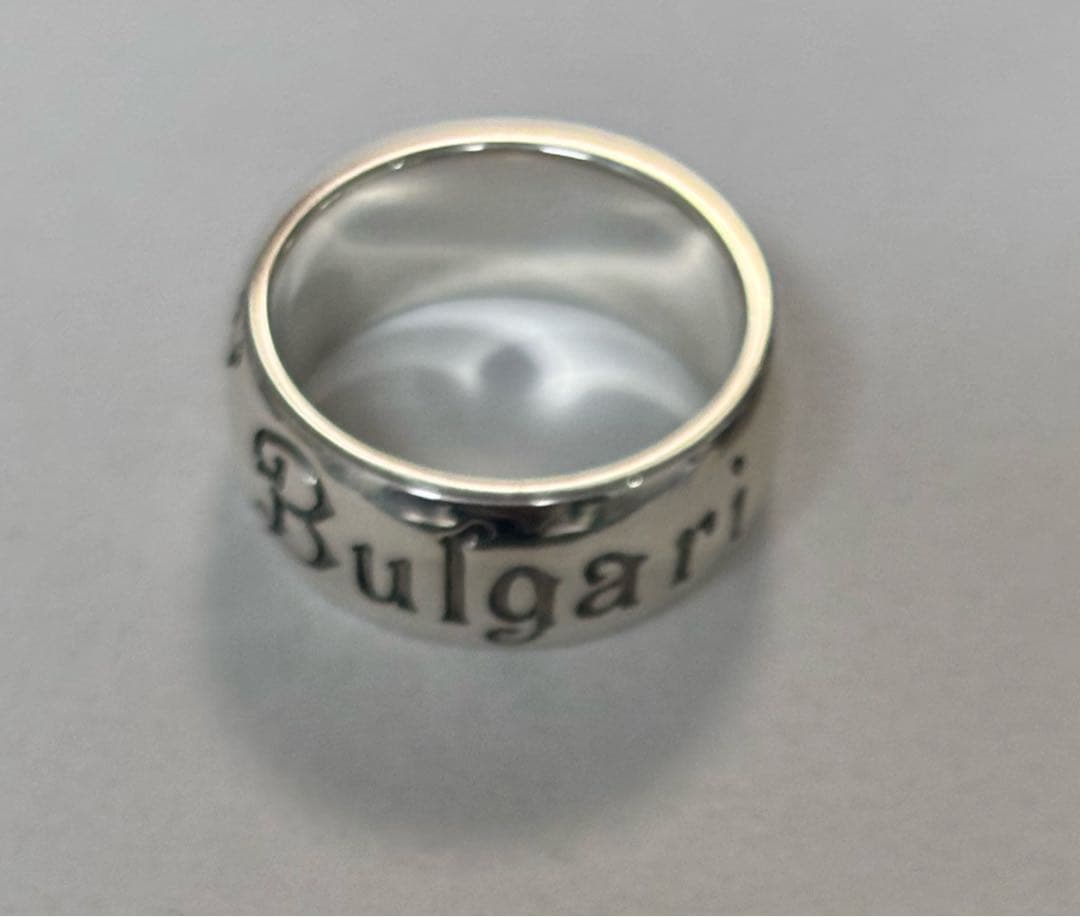 BVLGARIシルバーリング ロゴ入り セーブザチルドレン 53