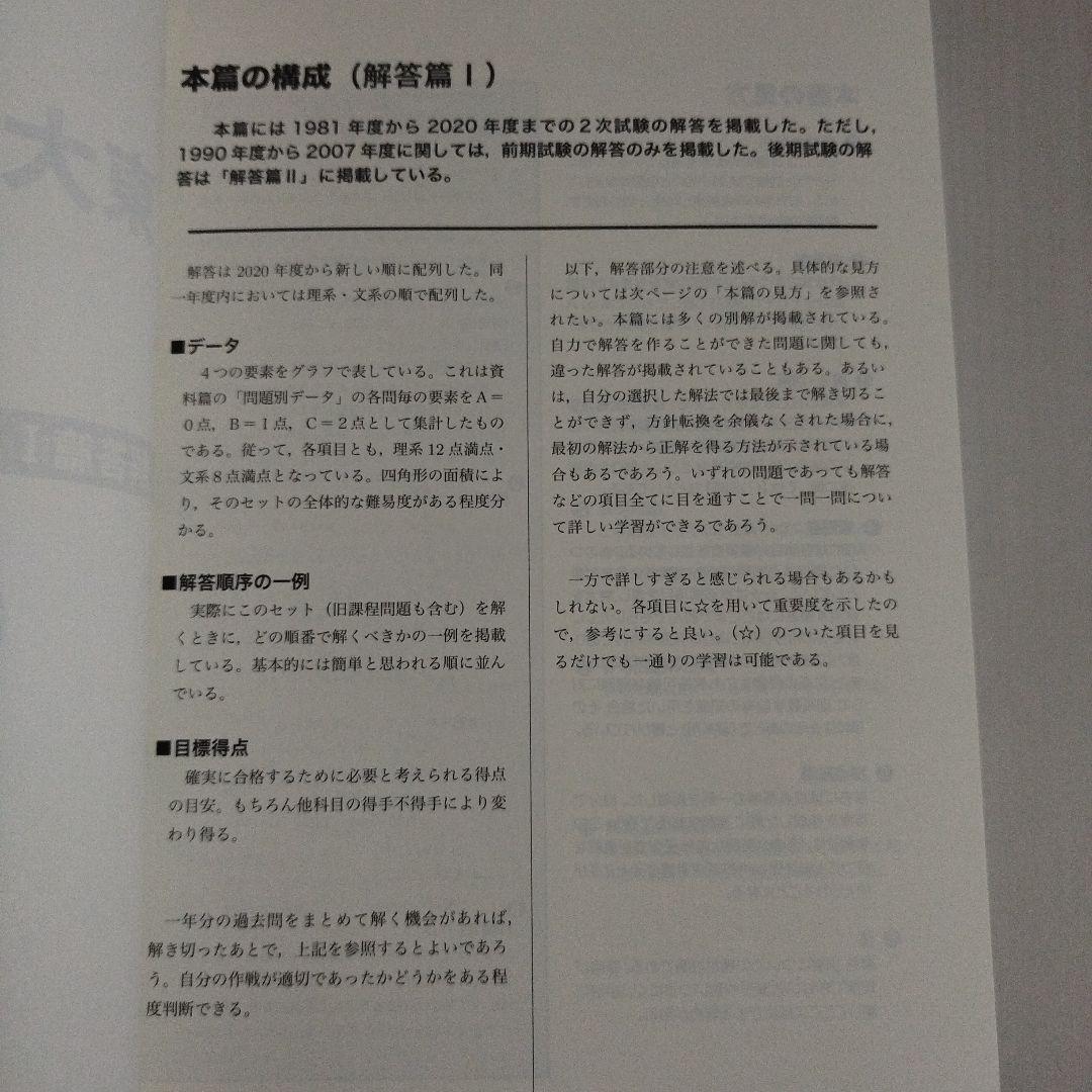 鉄緑会 東大数学問題集 資料・問題篇/解答篇 1981-2020〔40年分〕