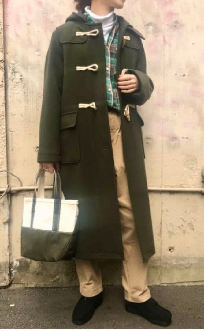 ⚠︎mio【BEAMS BOY】メルトンロングダッフルコート