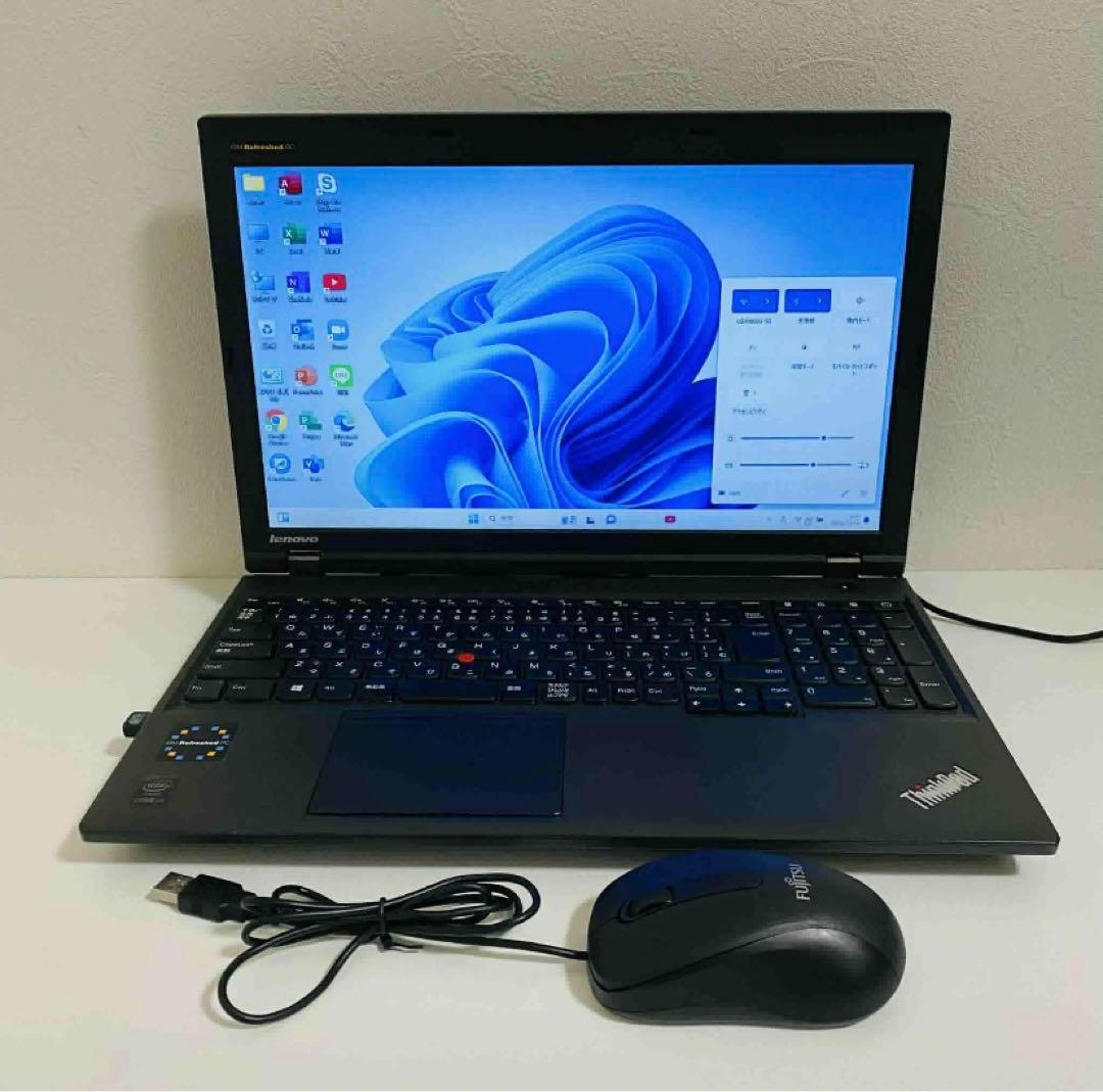 Y967 LENOVOノートパソコンi5メモリ16G高速SSD512Win11