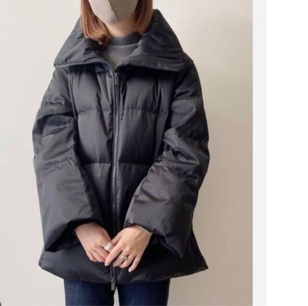 美品 UNIQLO +J ダウンボリュームジャケット ジルサンダー 黒 M