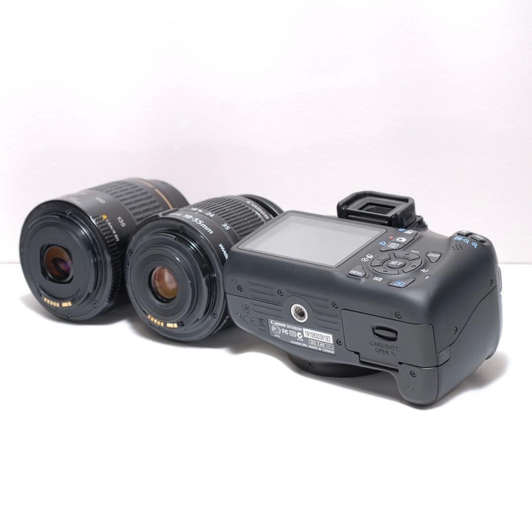 望遠レンズデビュー✨Canon Kiss X50✨ダブルレンズ✨入門モデル✨