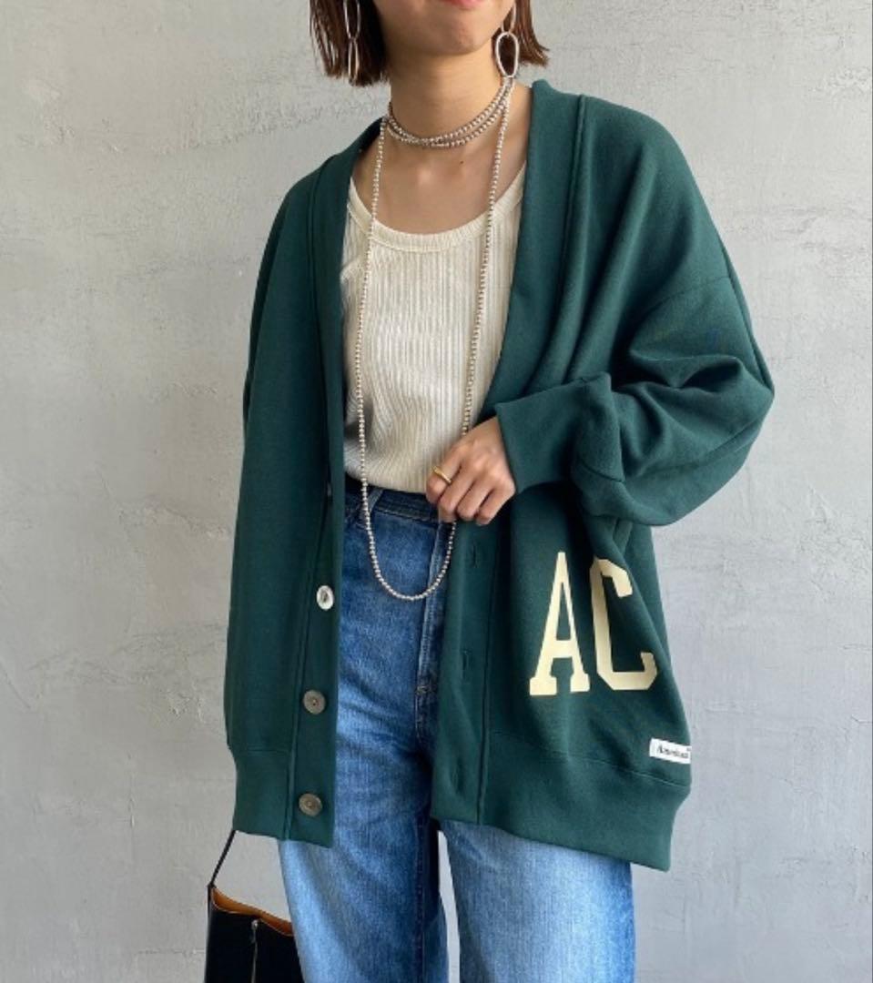 美品♪アメリカーナ JF別注 AC プリントスウェットカーディガン 近年モデル