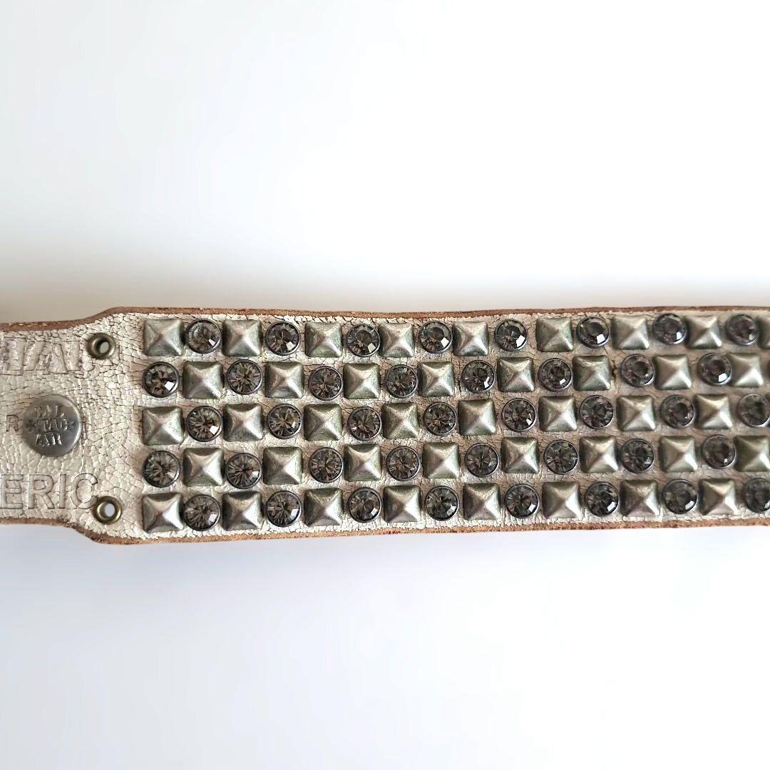 ヒステリックグラマー×バルタザール　スワロフスキー　スタッズ　ベルト　S