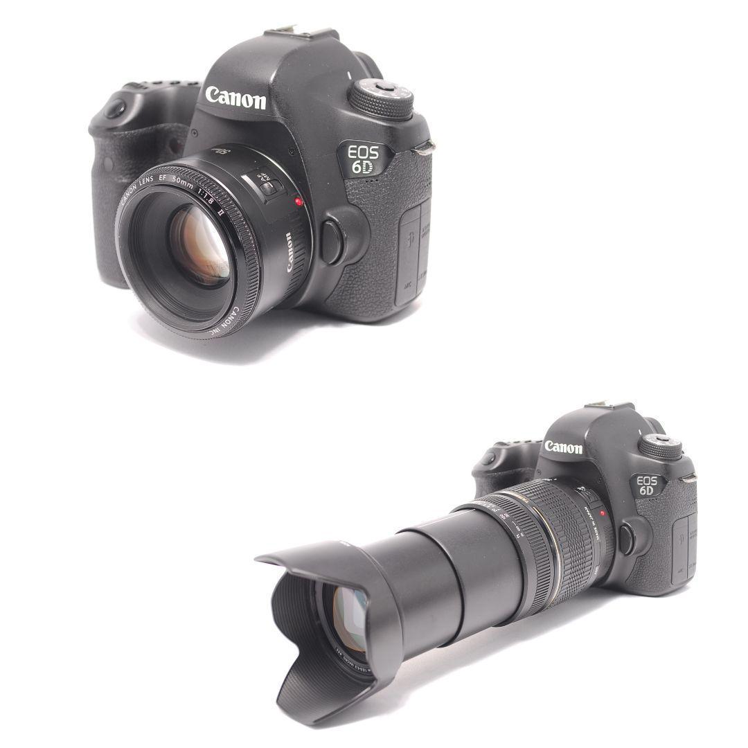 ❤即購入1000円OFF❤Canon 6D 単焦点 50mm ×超望遠万能レンズ