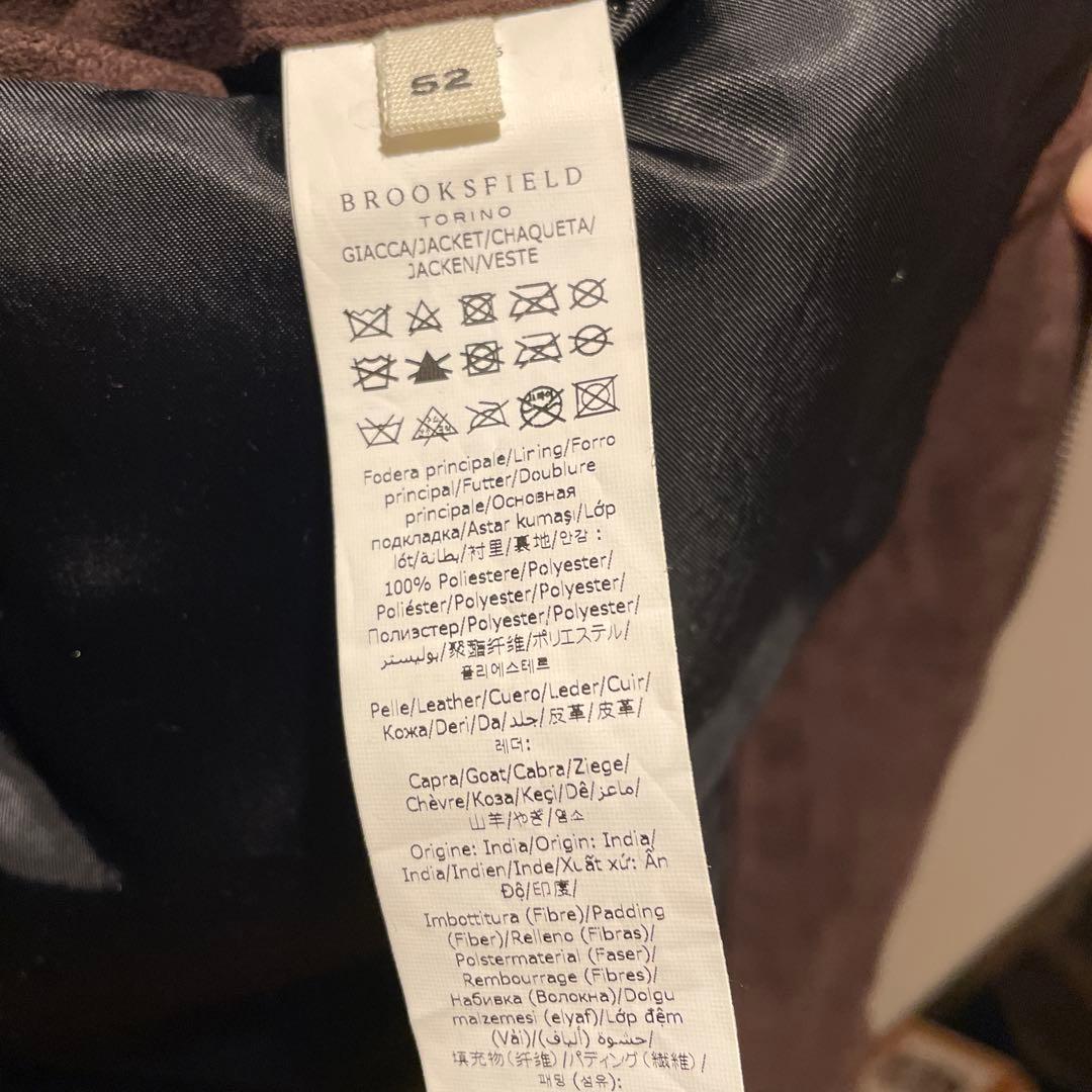 GOLLIPOLIさま専用【ブルックスフィールド】中綿レザーフィールドジャケット