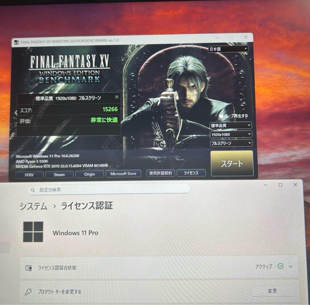 超高性能 白 ゲーミングPC RTX3070 Windows11 値下げ〇