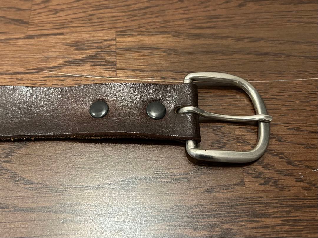 The REAL McCOY’S/ナローベルト/ブラウン/34