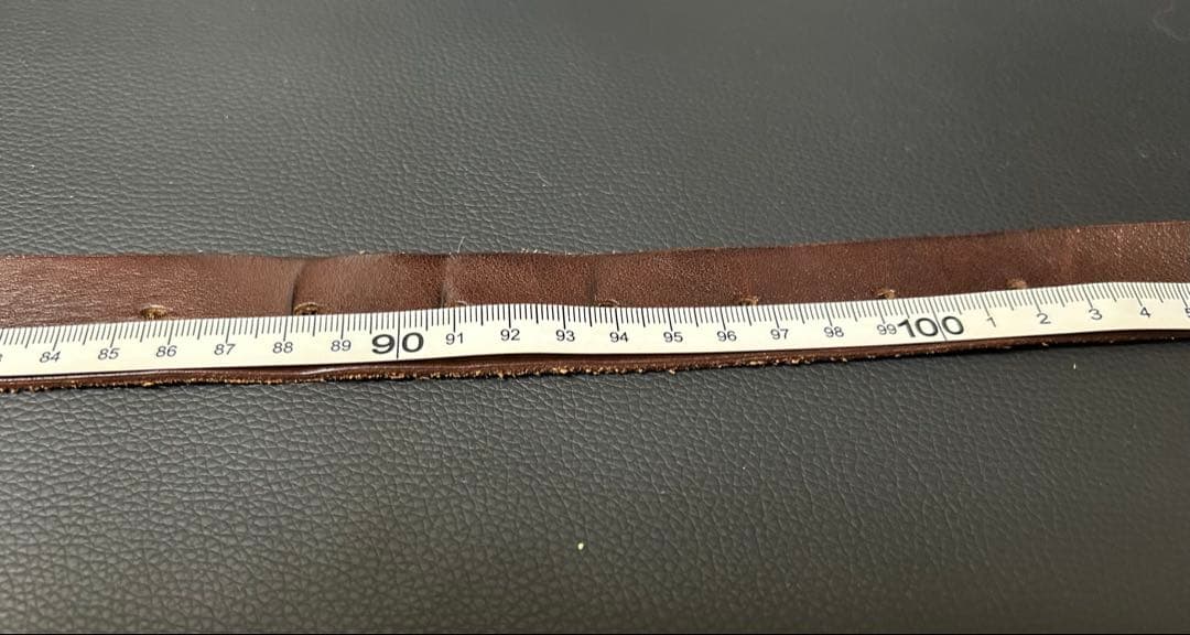 The REAL McCOY’S/ナローベルト/ブラウン/34