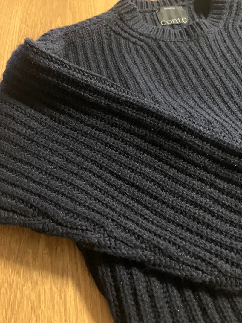 ＜conte＞アゼ クルーネックニット　ユナイテッドアローズ