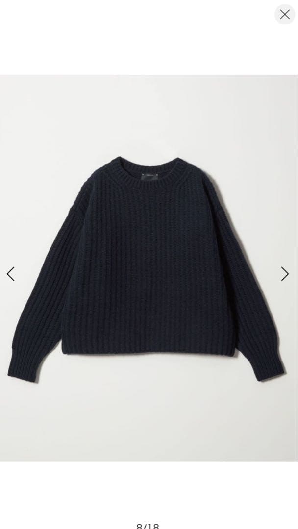 ＜conte＞アゼ クルーネックニット　ユナイテッドアローズ