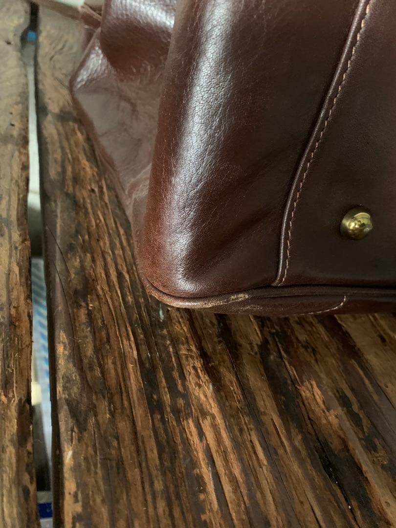 土屋鞄　ボストンパック　レザー　鍵付き