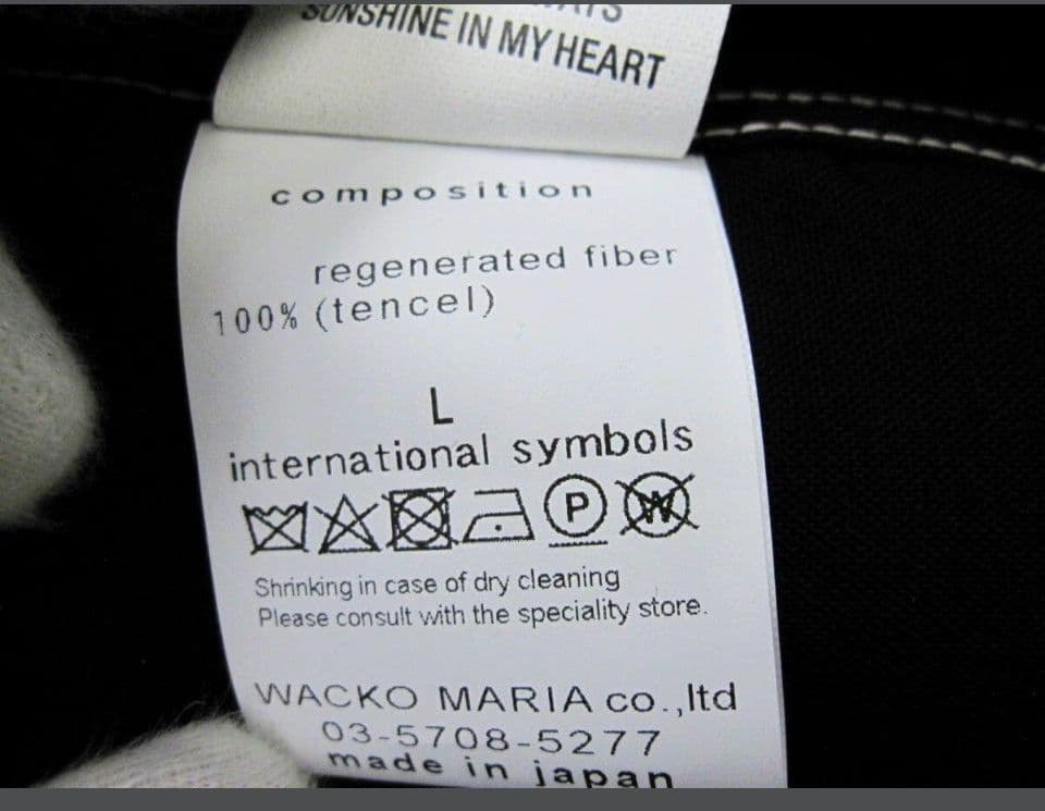 DON　WACKO MARIA ワコマリア 長袖シャツ