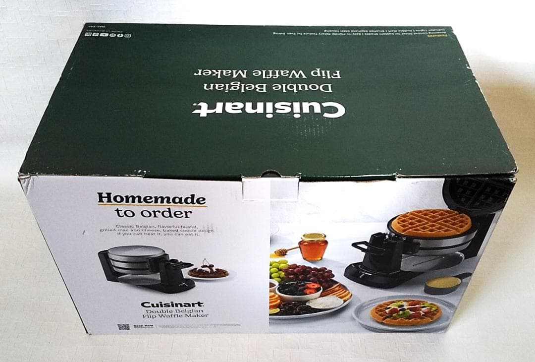 業務用 クイジナート フリップ式 ダブルワッフルメーカー WAF-F40