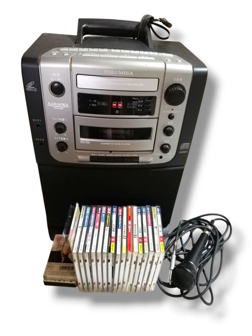 COLUMBIA CVK-300 ホームカラオケ マイク1本付き！ 送料無料！