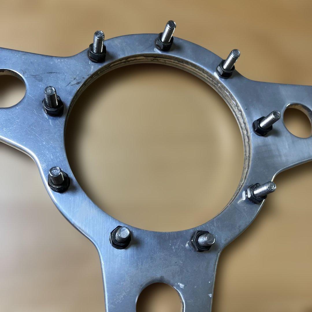 ジ*ン様 美品★MOTO-LITA モトリタ 木製 ウッドステアリング 化粧リン