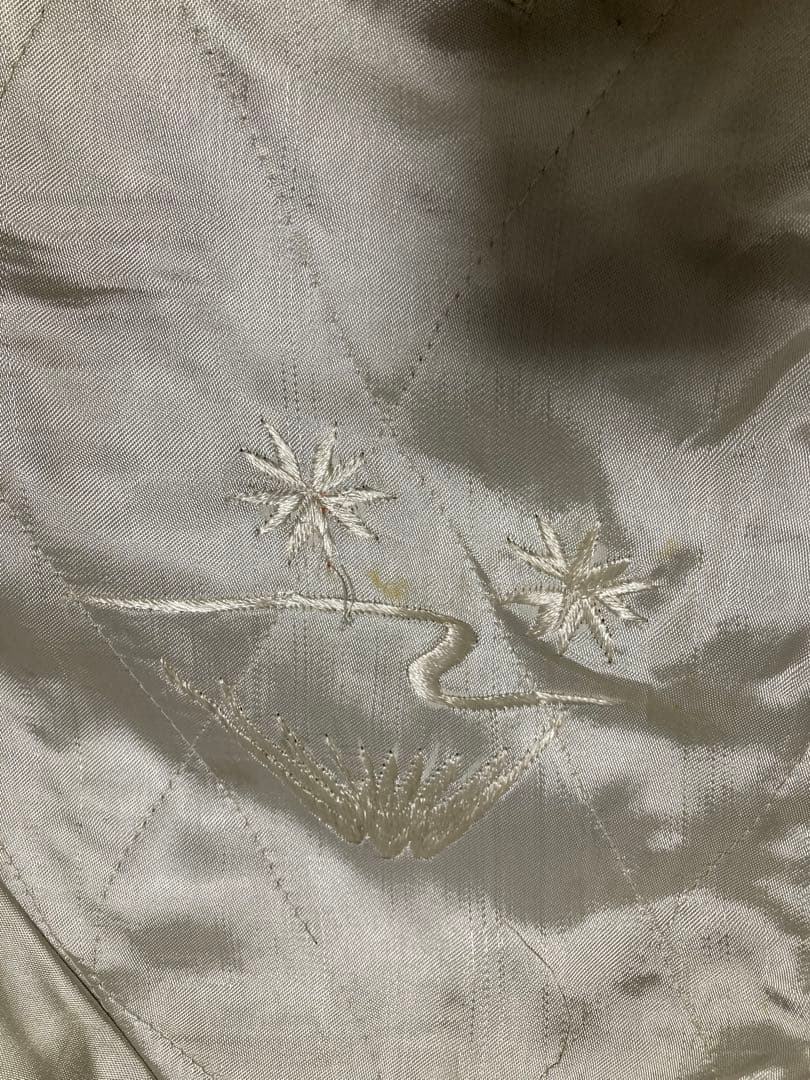 50s 別珍　スカジャン　スーベニア　リバーシブル　虎　鷹　ビッグサイズ