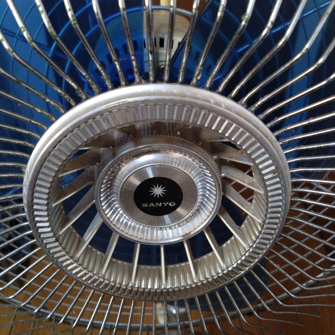 SANYO スタンド型扇風機 青