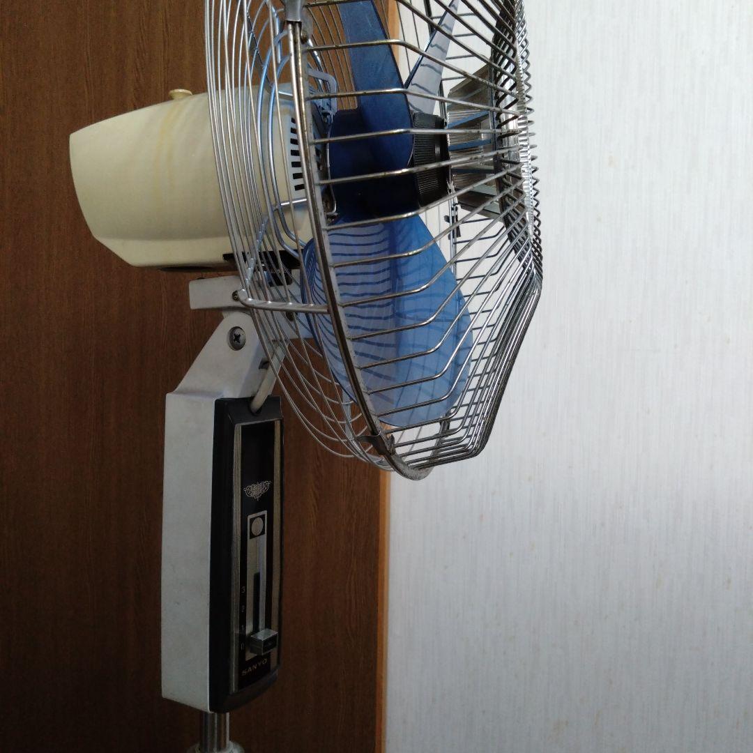 SANYO スタンド型扇風機 青