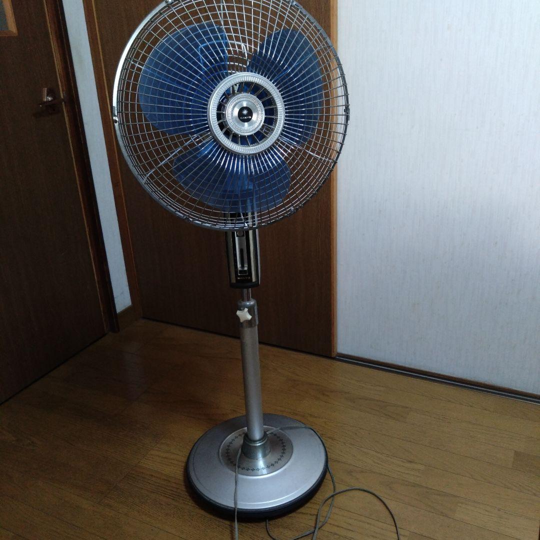 SANYO スタンド型扇風機 青