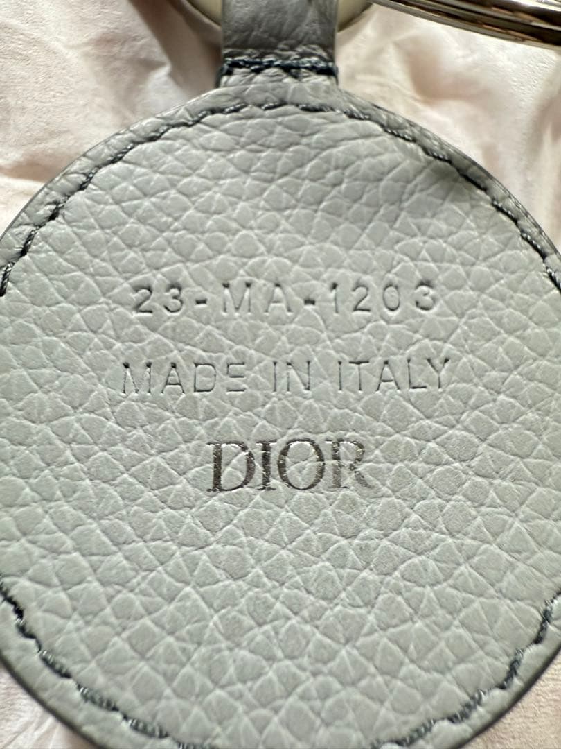 ディオール D-Touch キーホルダー　キーリング　シルバー