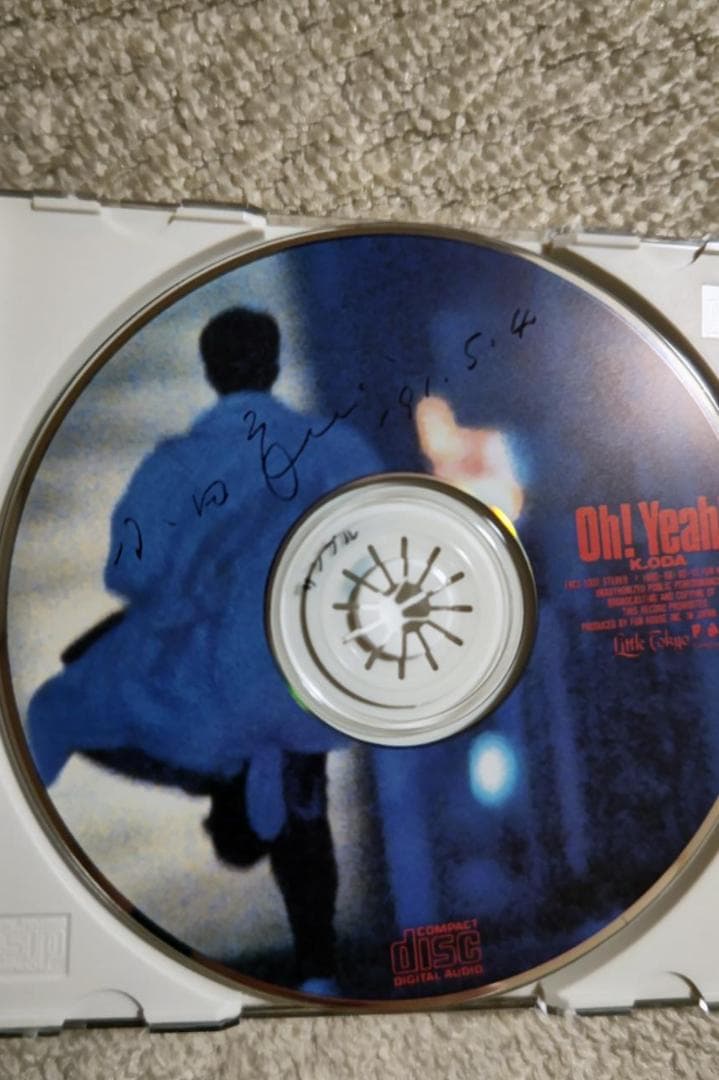 小田和正／ベスト盤『Ｏｈ！　Ｙｅａｈ！』サイン入りＣＤ（サンプル盤）